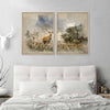 Vintage Stag Wall Art