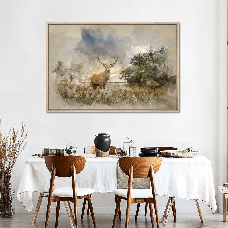 Vintage Stag Wall Art
