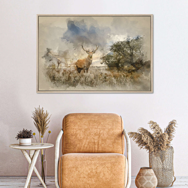 Vintage Stag Wall Art