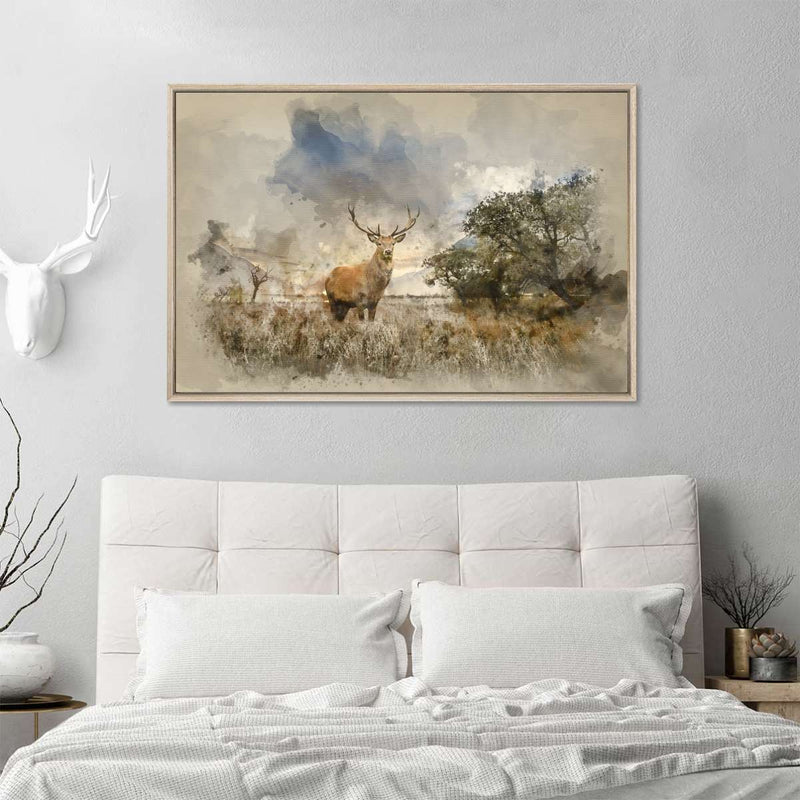 Vintage Stag Wall Art