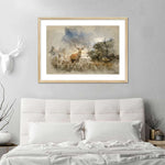 Vintage Stag Wall Art