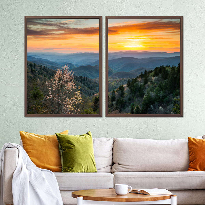 Great Smoky Mountains Sunrise Wall Art