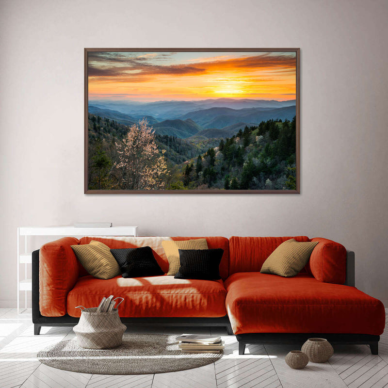 Great Smoky Mountains Sunrise Wall Art