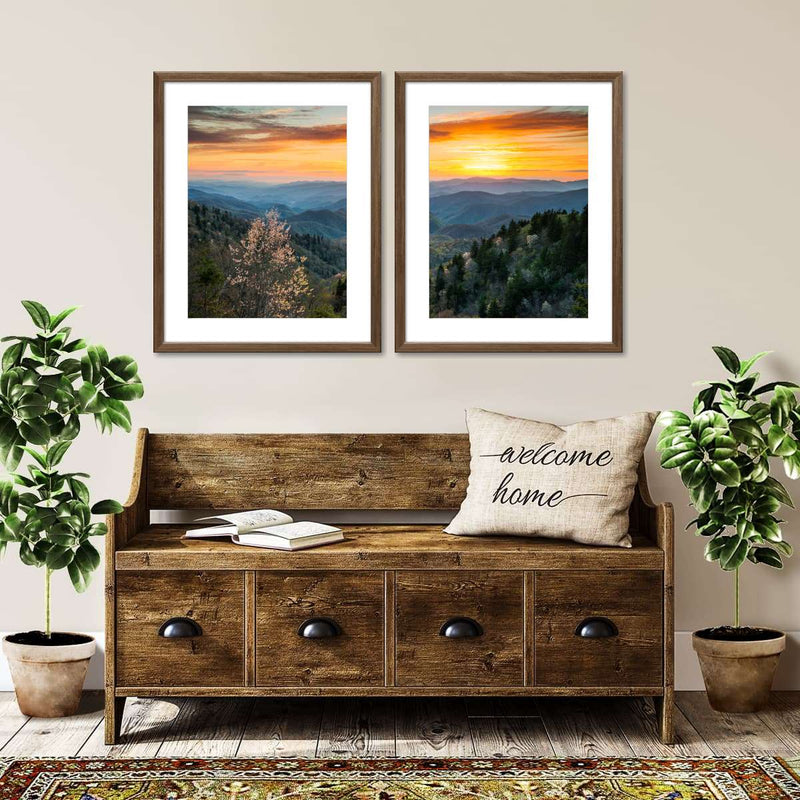Great Smoky Mountains Sunrise Wall Art