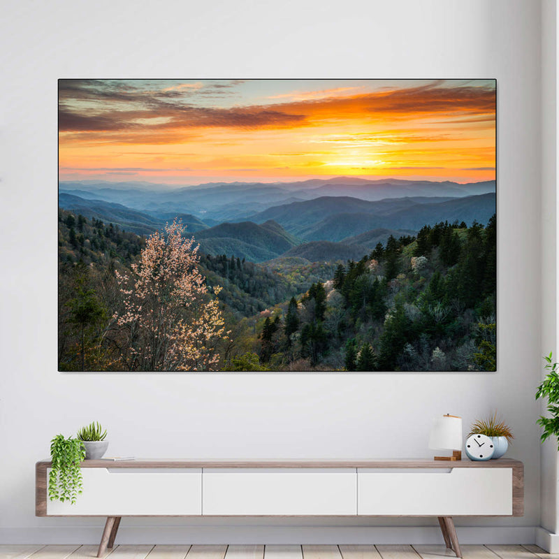 Great Smoky Mountains Sunrise Wall Art