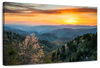 Great Smoky Mountains Sunrise Wall Art