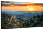 Great Smoky Mountains Sunrise Wall Art