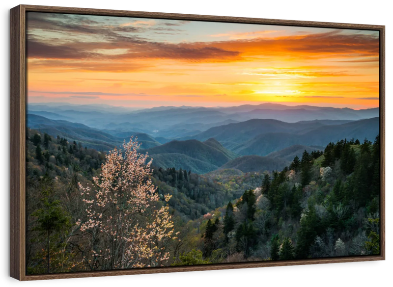 Great Smoky Mountains Sunrise Wall Art