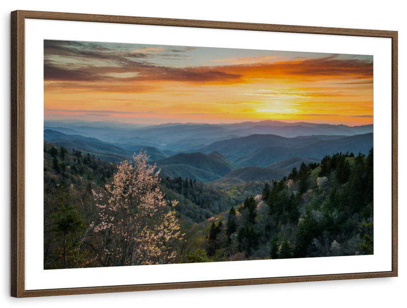 Great Smoky Mountains Sunrise Wall Art