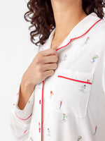 Women's Stretch-Knit Long Sleeve Bamboo Pajama Set