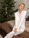 Women's Stretch-Knit Long Sleeve Bamboo Pajama Set