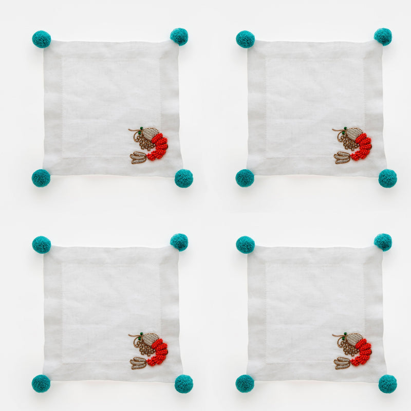 Shrimp cocktail napkins