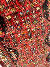 Vintage Persian Hosseinabad Runner Rug - 4’2” x 10’5” - Handwoven Wool, Circa 1950s