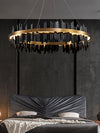 MIRODEMI® Modern Creative Circular Chandelier for Living Room, Dining Room