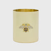 Stripey bee pot, large