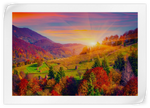 Mountain Autumn Sunrise Wall Art