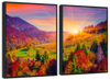 Mountain Autumn Sunrise Wall Art
