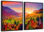 Mountain Autumn Sunrise Wall Art