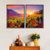 Mountain Autumn Sunrise Wall Art
