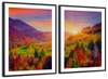 Mountain Autumn Sunrise Wall Art