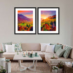 Mountain Autumn Sunrise Wall Art