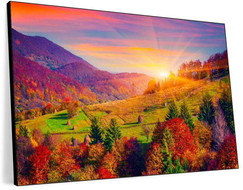 Mountain Autumn Sunrise Wall Art