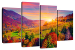 Mountain Autumn Sunrise Wall Art