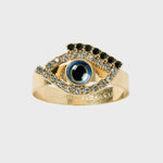 Skinny evil eye napkin rings, set of four