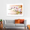 Orchid Flowers On Water Wall Art