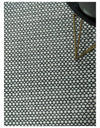 8x10 and 9x12 Flatwoven Dhurrie Modern Checkered Black and Ivory Wool Area Rug, Layering Rug | TRDCP831