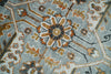 8x10 Blue and Brown Bamboo Silk  Traditional Persian Antique Area Rug | TRDCP200810