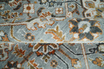 8x10 Blue and Brown Bamboo Silk  Traditional Persian Antique Area Rug | TRDCP200810