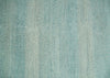 8x10 Hand Knotted Blue and Ivory Modern Geometric Trellis Scandinavian Wool Area Rug | TRDCP931810