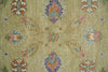 8x10 Hand Knotted  Brown and Olive Traditional Vintage Persian Oushak Antique Wool Rug | TRDCP965810