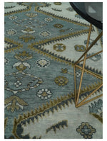 8x10 Ivory, Gray and Camel Oriental Traditional Persian Area Rug | TRDCP966810