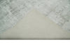 7.11x9.7 Modern Abstract Ivory and Camel Contemporary Wool Area Rug