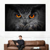 Mesmerizing Gray Owl Wall Art