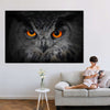 Mesmerizing Gray Owl Wall Art