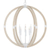 Currey and Company Bastian Sandstone Orb Chandelier 9000-1131