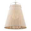 Currey and Company Parnell White Pendant 9000-1153