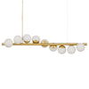 Currey and Company Barcarolle Linear Chandelier 9000-1172
