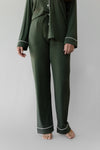 Women's Stretch-Knit Long Sleeve Bamboo Pajama Set