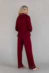 Women's Stretch-Knit Long Sleeve Bamboo Pajama Set