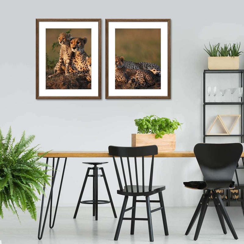 Safari Cheetah Family Wall Art