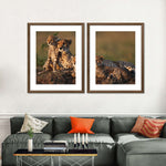 Safari Cheetah Family Wall Art