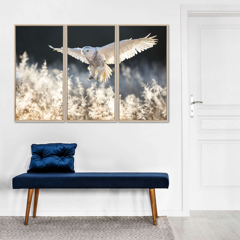 Snowy Owl Hunt Wall Art