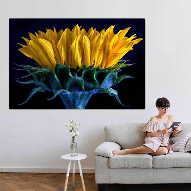Sunflower Side View Wall Art