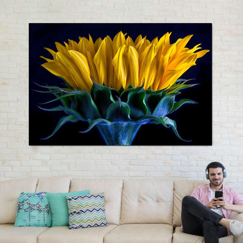 Sunflower Side View Wall Art