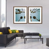 Plane Below Palm Trees Wall Art