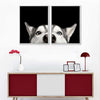 Peeking Siberian Husky Wall Art